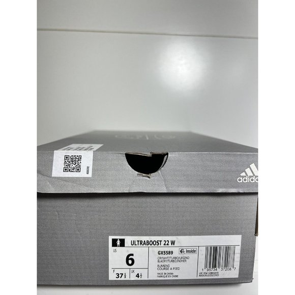 New Women’s Adidas Ultra Boost 22 Size 6 Sneaker - GX5589 White Pink Purple - Picture 8 of 8